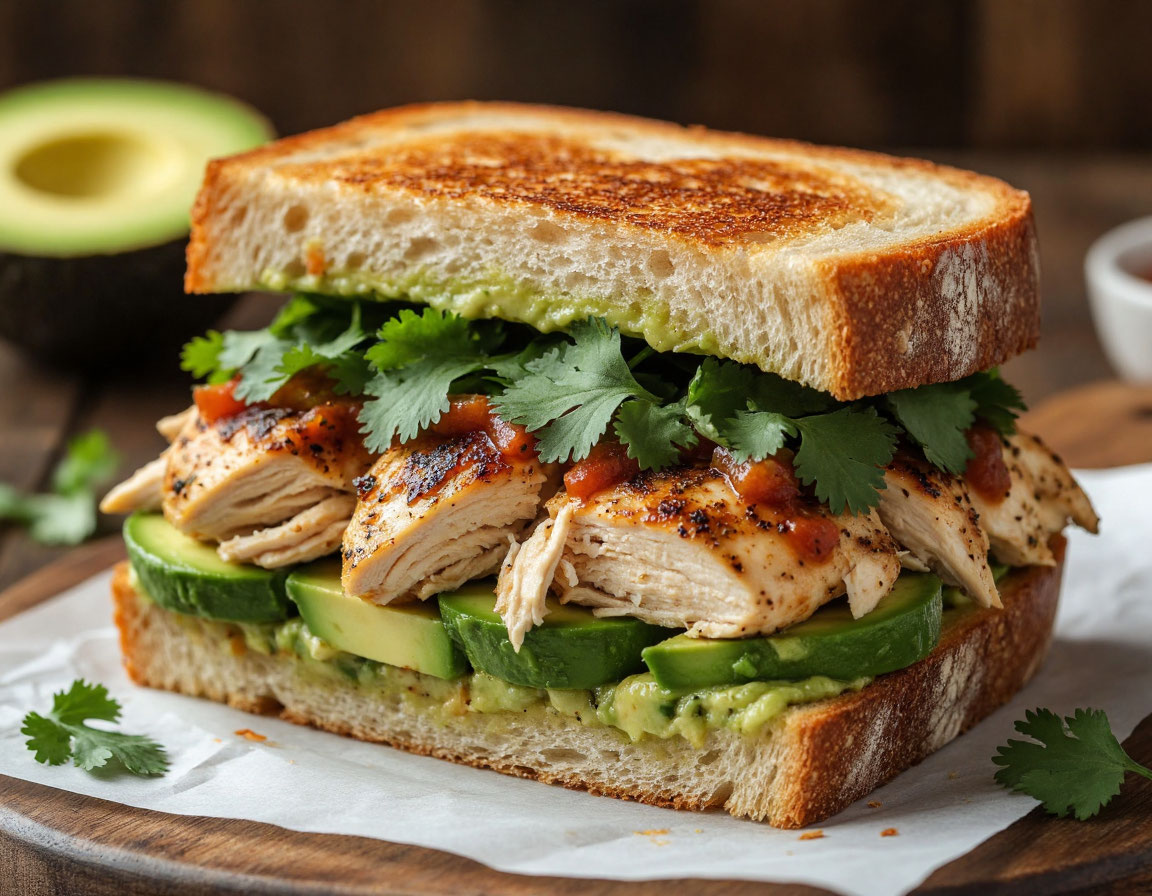 Chipotle Chicken Avocado Melt